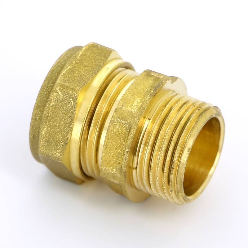 Муфта компрессионная Tiemme 1100 22х3/4 наружная резьба 1100002