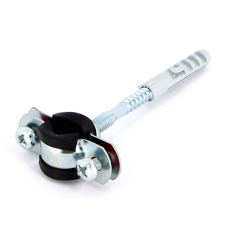 Хомут с резиновым уплотнителем, шпилькой и дюбелем Uni-Fitt 3/8 дюйма (15-19 мм) 850U1800