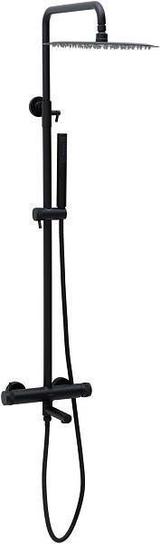 Душевая стойка Allen Brau Priority с изливом 27.7x50.9x123.2 см черный матовый 5.31A10-31