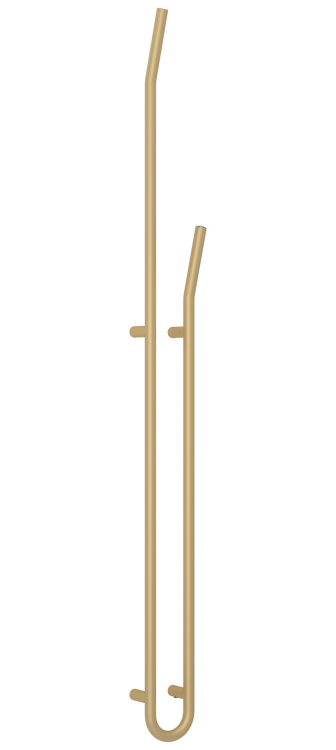 Полотенцесушитель электрический Сунержа Локон правый 1600x125 шампань матовый 022-0887-1612