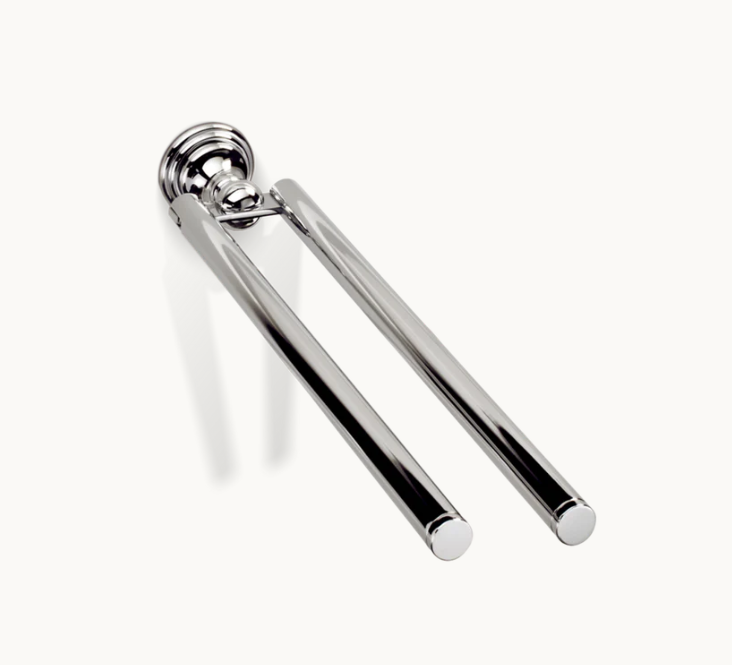Полотенцедержатель Decor Walther CLASSIC двойной настенный Nickel polished 0511130