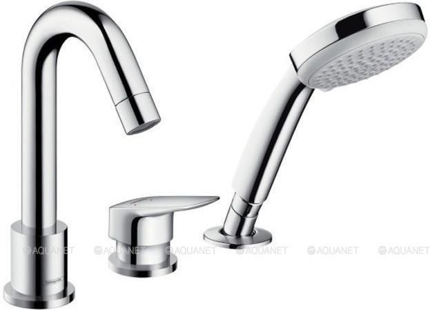 Смеситель на борт ванны Hansgrohe Logis на 3 отверстия хром 71313000