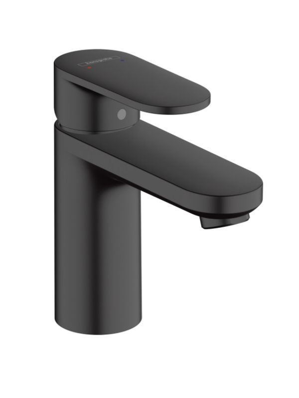 Смеситель для раковины Hansgrohe Vernis Blend 100 матовый черный 71551670