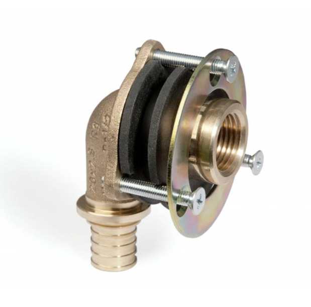 Угольник настенный REHAU RAUTITAN RX 16-1/2 внутренняя резьба 28 мм для гипсокартона 14563743001