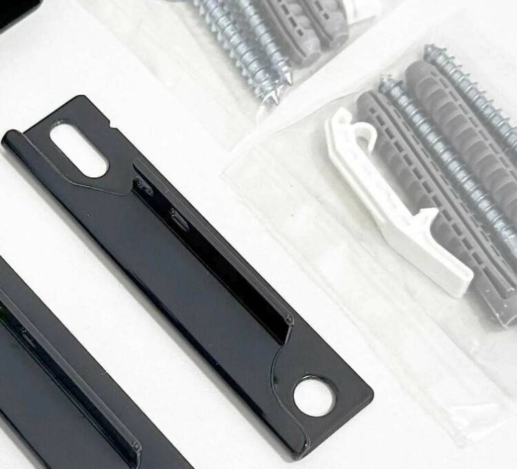 Кронштейн настенный короткий Zehnder ZB0282 WA 23 мм RAL 9005 matt ZB0282 0001 RAL 9005 matt