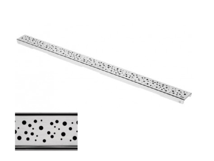 Решетка для дренажного канала TECE TECEdrainline drops 700 мм матовая нержавеющая сталь 600731