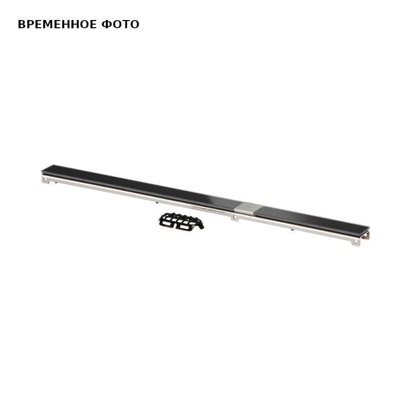 Решетка Viega Advantix Visign ER14 для душевого лотка 1200 мм стекло прозрачный/черный 737498