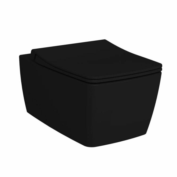 Унитаз подвесной VitrA Metropole 360x560 мм черный матовый 7672B0830101