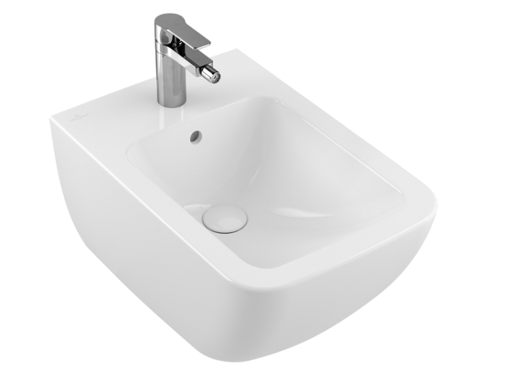 Биде подвесное Villeroy & Boch Venticello 375х560х285 мм альпийский белый 44110001