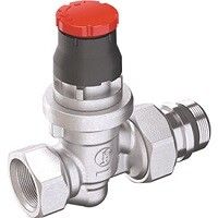 Клапан термостатический прямой Giacomini Dynamic Balance 3/8 хромированный R402DBX032