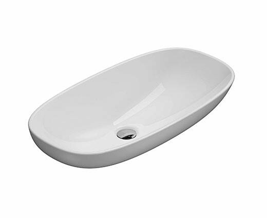 Раковина Globo Stockholm 700х370х170 мм без отверстия для смесителя LA071BI