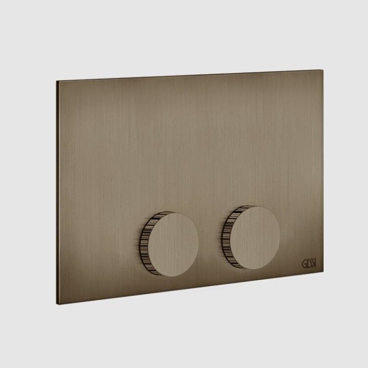 Клавиша смыва Gessi Ingranaggio для Tece 215x145 мм Coffee Bronze Brushed PVD