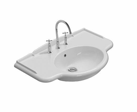 Раковина Globo Paestum 900х560х270 мм 1 отверстие для смесителя PA056BI