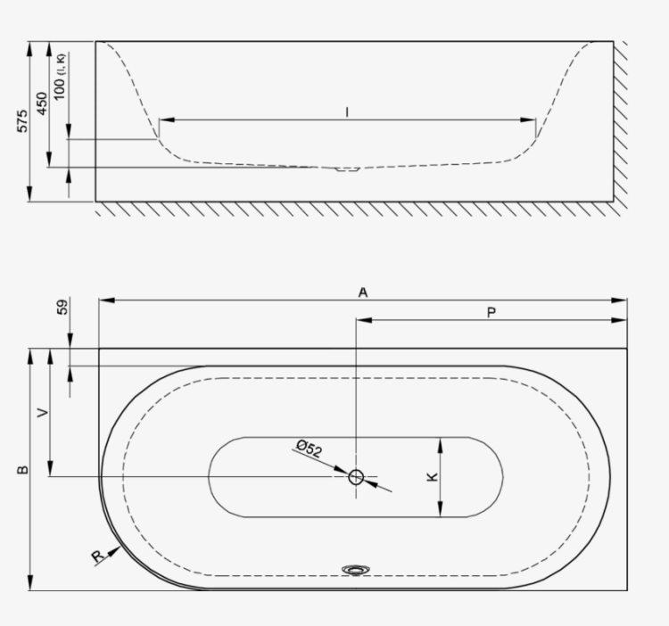 Ванна Bette BetteLux Oval 1850x850x450 мм BetteGlasur Plus белый 3436-000CELVSPLUS