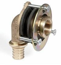 Угольник настенный REHAU RAUTITAN RX 16-1/2 внутренняя резьба 28 мм для гипсокартона 14563741001