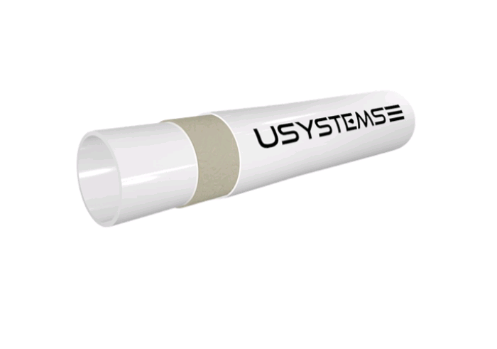 Труба PE-Xa USYSTEMS Radi Pipe 63x5.8 мм PN6 белая бухта 50 м 1136621