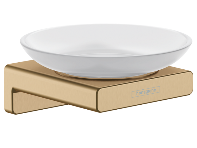Мыльница Hansgrohe AddStoris 107x109x52 мм шлифованная бронза 41746140