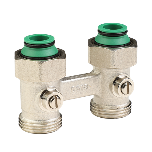 Узел нижнего подключения Hogart Premium прямой H-образный 3/4 x 3/4 шаровой TR4150505