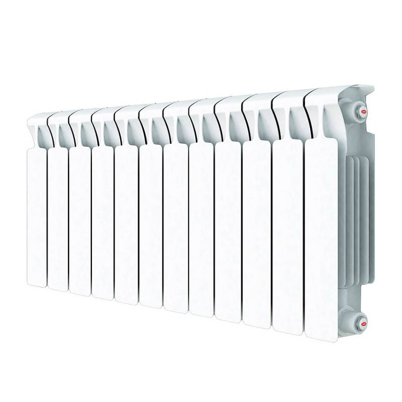 Радиатор биметаллический Rifar Monolit 350 6 секций нижнее правое подключение RM35006НП50