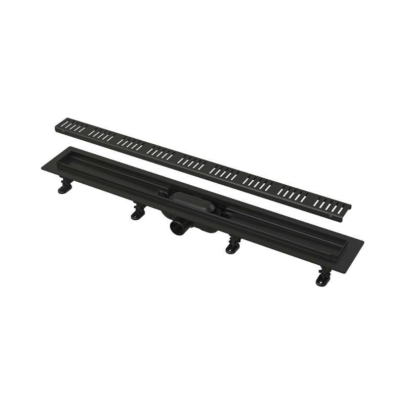 Душевой лоток Alca APZ10 750 мм черный матовый с решеткой APZ10BLACK-750M