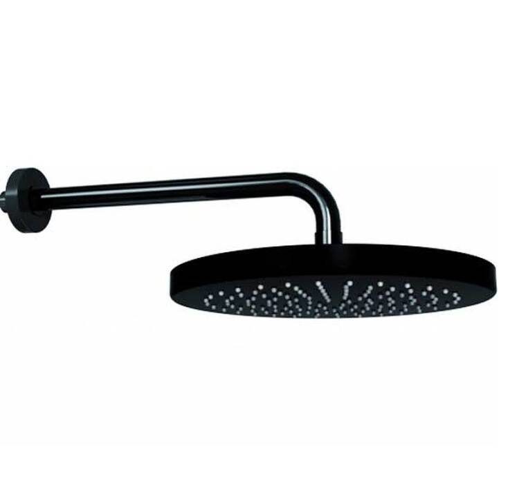 Верхний душ Bossini Elios 250x250 мм черный матовый H19412G073