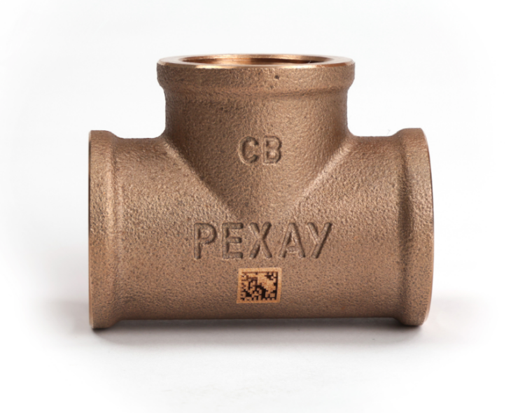 Тройник резьбовой REHAU RAUTITAN RX+ 3/4 ВВВ красная бронза 240937-001
