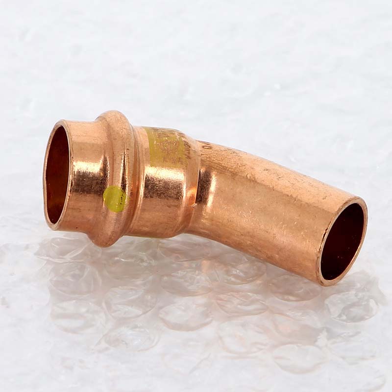 Угол-вставка 45° пресс Viega Profipress G 18 мм медь 345686