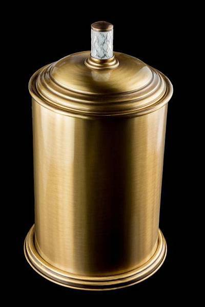 Ведро мусорное напольное Boheme Murano Cristal бронза 10907-CRST-BR