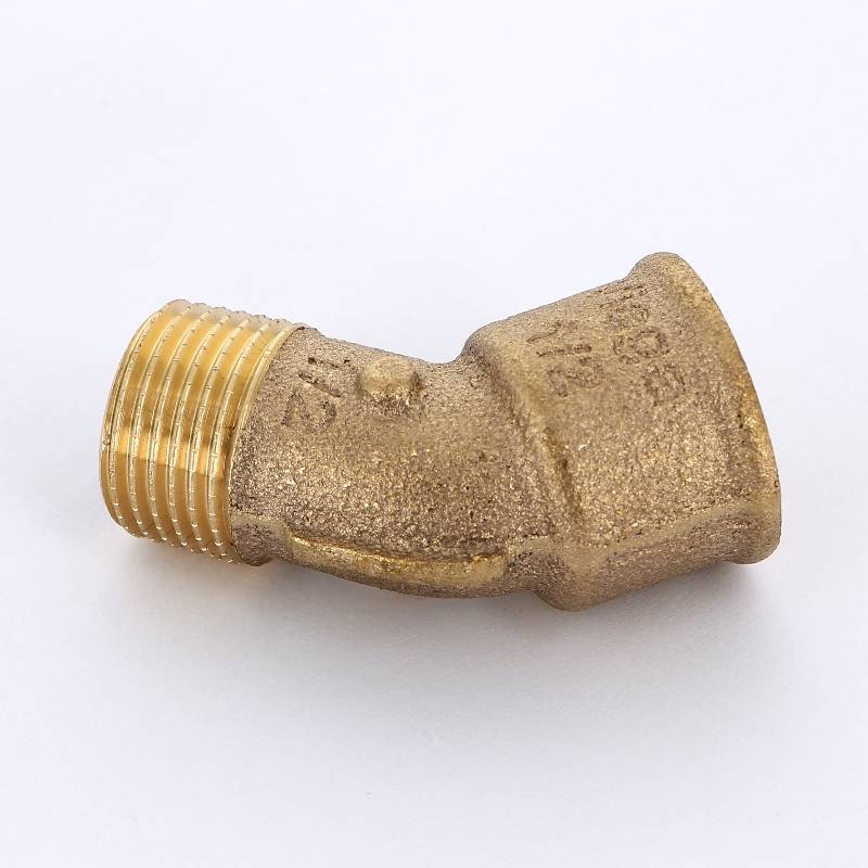 Угольник НВ Viega Sanpress 45° 1/2 бронза 264208