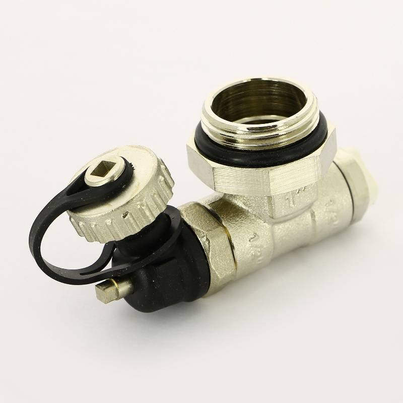 Концевик для коллектора Itap 489M 1 с воздухоотводчиком и сливным клапаном 489M 1