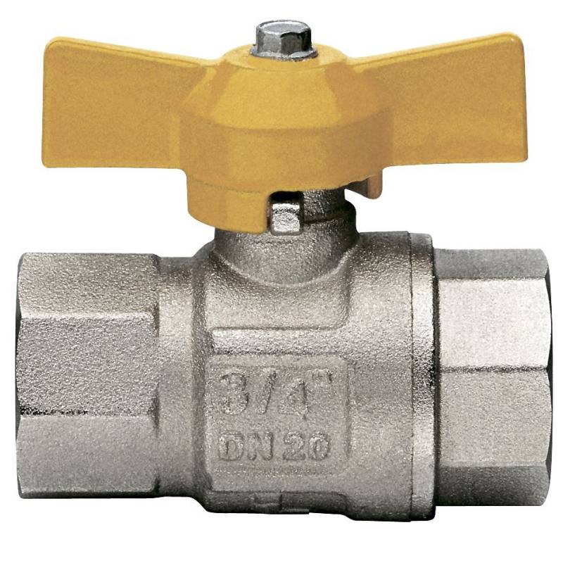 Кран шаровой для газа ITAP London 068 1 ВВ бабочка 0680100