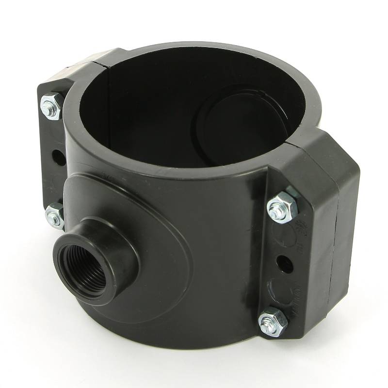 Седловая врезка Unidelta 110х3/4 4 болта для труб ПНД 1019110003