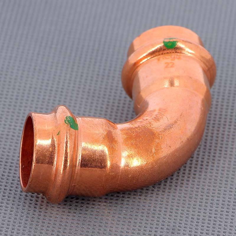 Угол пресс 90° Viega Profipress медь 22 мм 291518