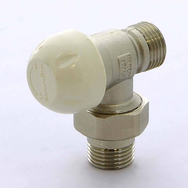 Вентиль радиаторный термостатический угловой TIEMME 1/2х16 3300006