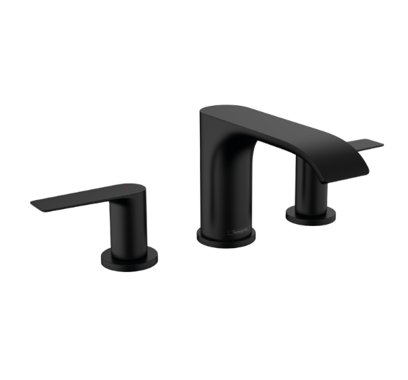 Смеситель для раковины Hansgrohe Vivenis на 3 отверстия черный матовый 75033670
