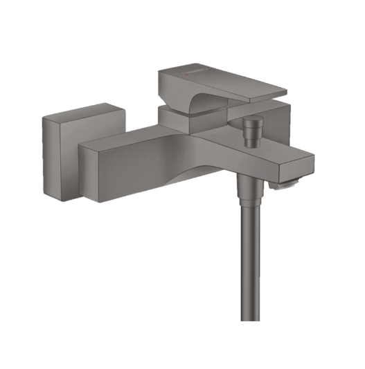 Смеситель для ванны и душа Hansgrohe Metropol однорычажный шлифованный черный хром 32540340