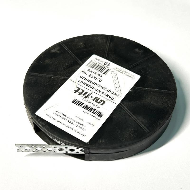 Лента монтажная перфорированная Uni-fitt 12 x 0.8 мм 10 м 854S1000