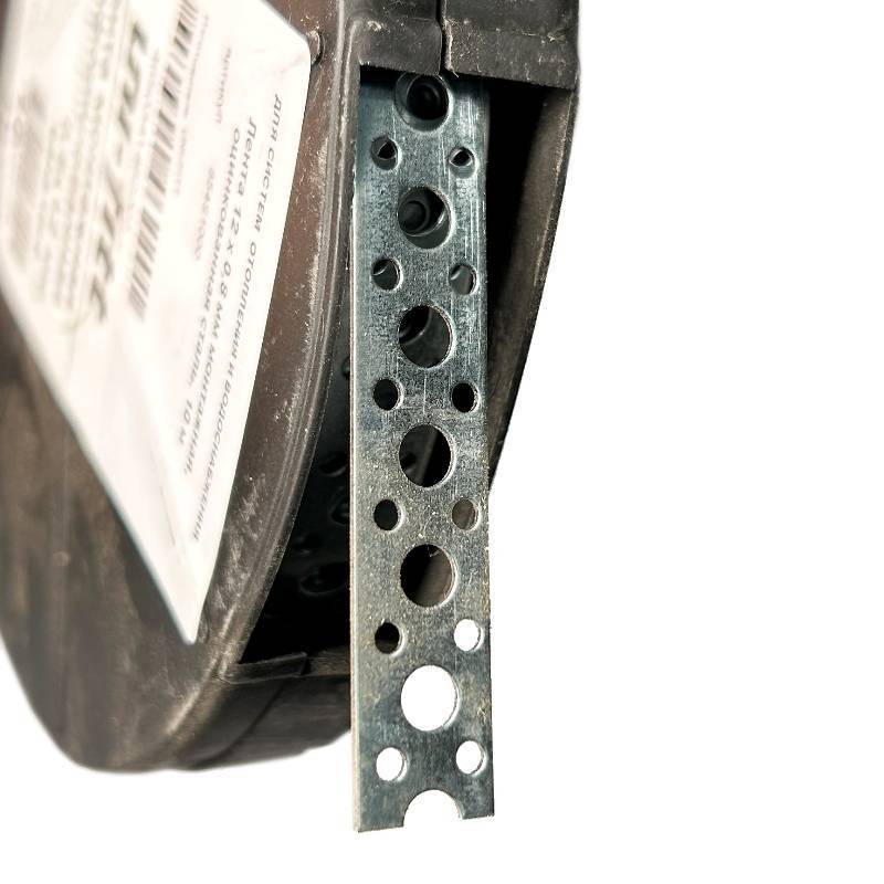 Лента монтажная перфорированная Uni-fitt 12 x 0.8 мм 10 м 854S1000