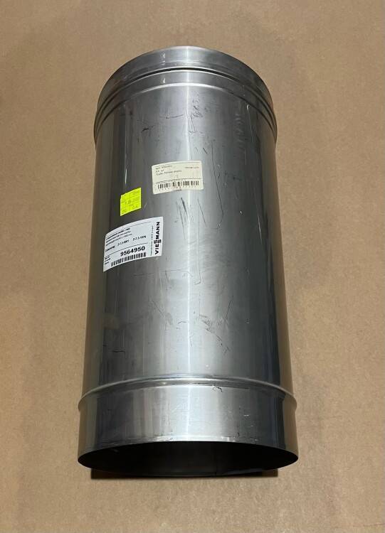 Труба дымоходная Jeremias EW-FU 250х500 мм одностенная 9564950