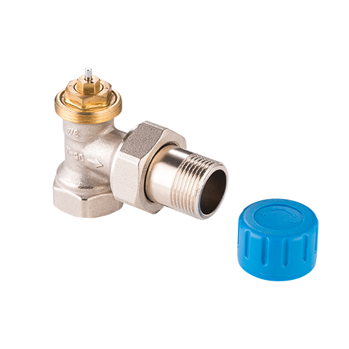 Клапан термостатический угловой Tiemme Premium 3/4 с преднастройкой 71005