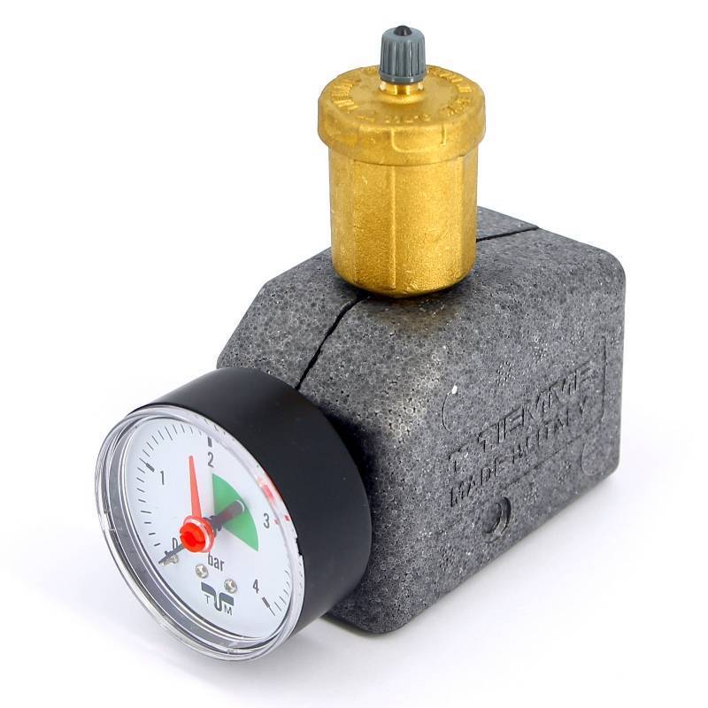 Группа безопасности котла Tiemme до 50 кВт 1 3 бар с теплоизоляцией 3190009