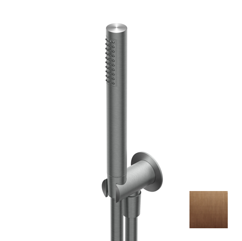 Ручной душ Ritmonio 23x184 мм с шлангом и держателем Brushed Copper Stainless Steel PVD 72J015F47