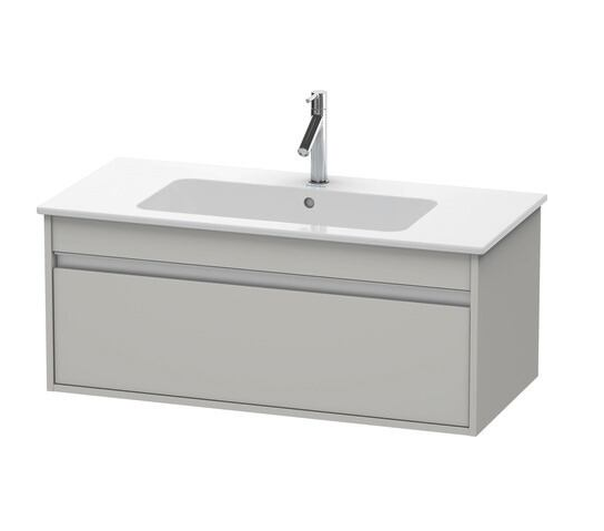 Тумба под раковину Duravit Ketho 1000x475x410 мм бетонно-серый матовый KT642000707