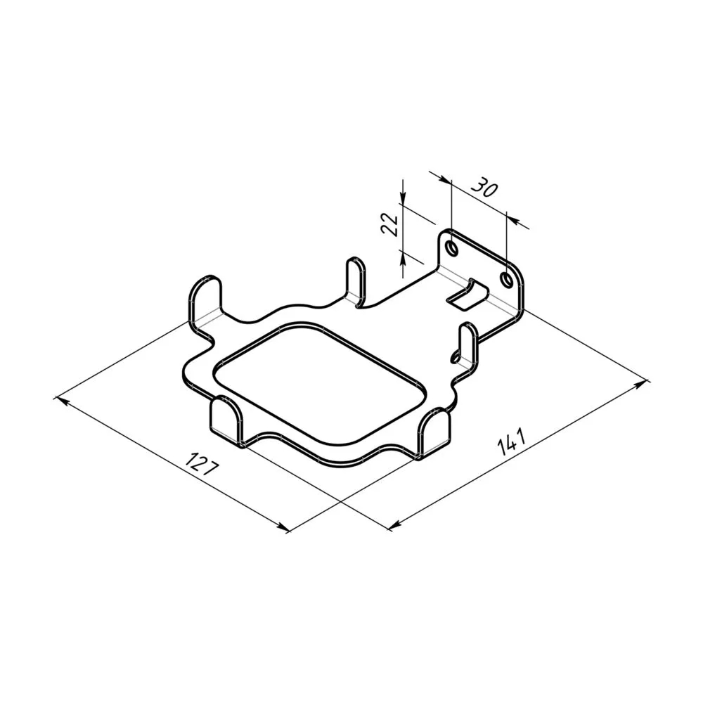 Кронштейн для Яндекс Станции 2 Embodiment EMB-YS-N-B настенный черный EMB-YS-N-B