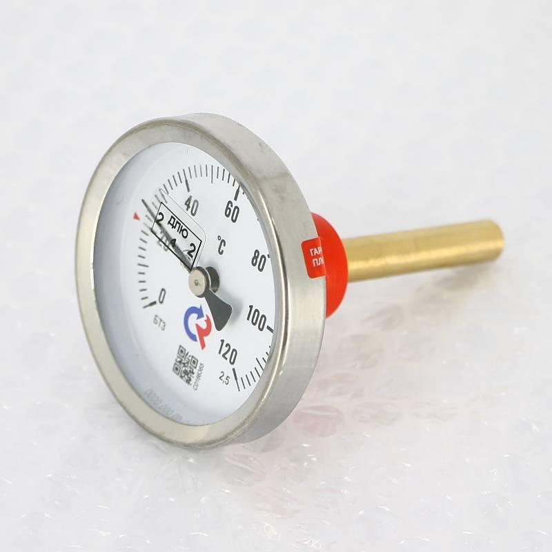 Термометр биметаллический Росма БТ-31.211 63/64 1/2 0-120 °C 00000002410