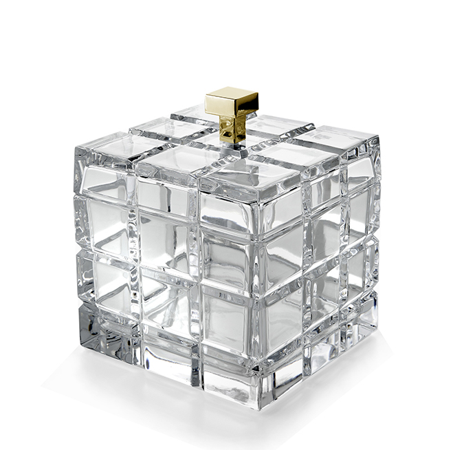 Контейнер настольный 3SC Palace 115х110х135 мм золото PA48ACRGD