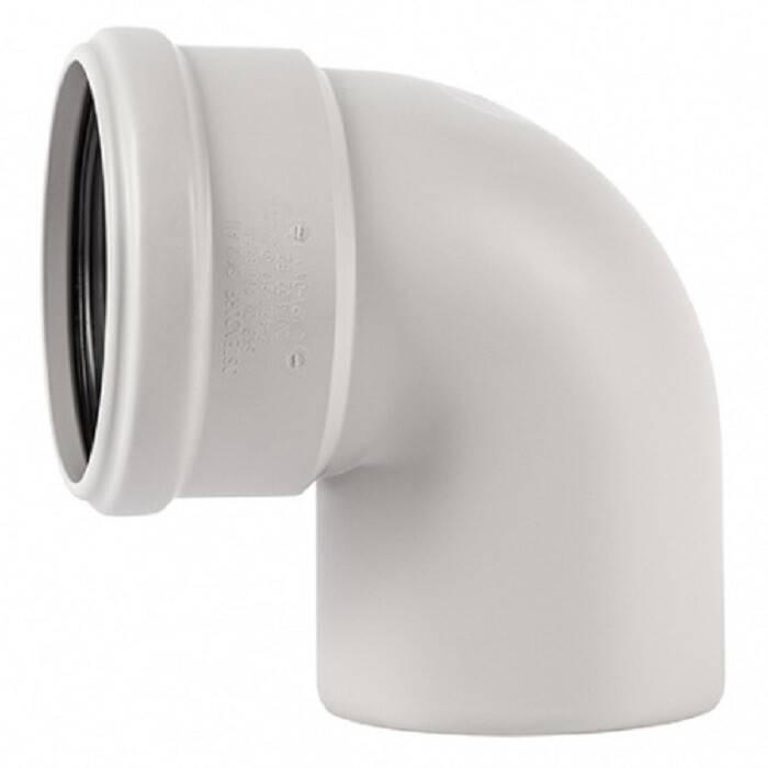 Отвод Ostendorf Skolan Safe SKB 87° DN 90 RAL 7035 334140