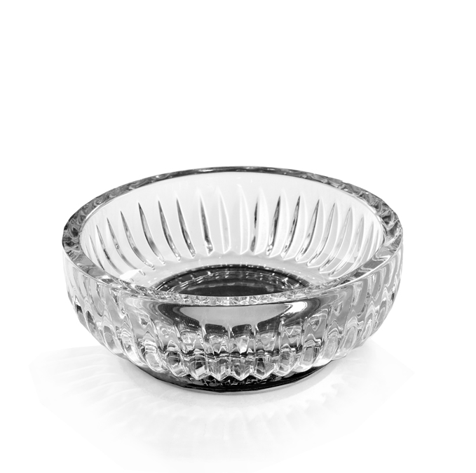 Мыльница 3SC Elegance 115x40 мм прозрачный хрусталь/никель черный матовый EL01ACRCFM