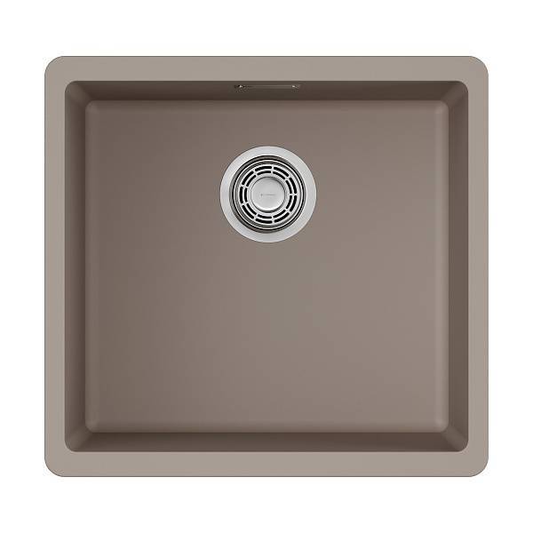 Кухонная мойка Omoikiri Kata 44-U-SA Artgranit 44x42 см бежевый 4993423