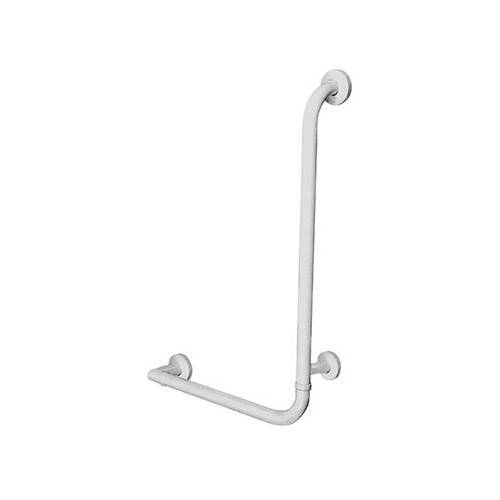 Поручень угловой правый Globo AUSILIA 350х100х670 мм белый DS117